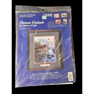 Vintage 1996 Candamar Designs Thomas Kinkade Cross Stitch Kit #50961 New
